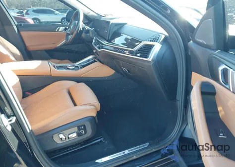 2025 BMW X6 xDrive40I из США, поврежденный, VIN 5UX33EX01S9X93832